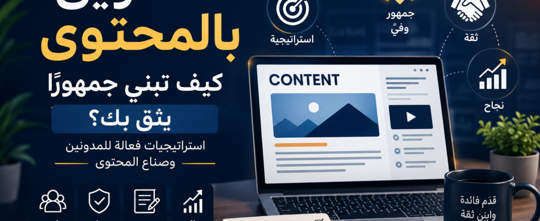 التسويق بالمحتوى: كيف تبني جمهورًا يثق بك؟ استراتيجيات فعالة للمدونين وصناع المحتوى