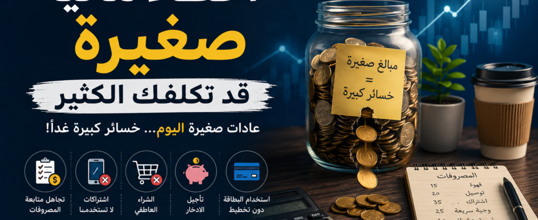 أخطاء مالية صغيرة قد تكلفك الكثير على المدى الطويل