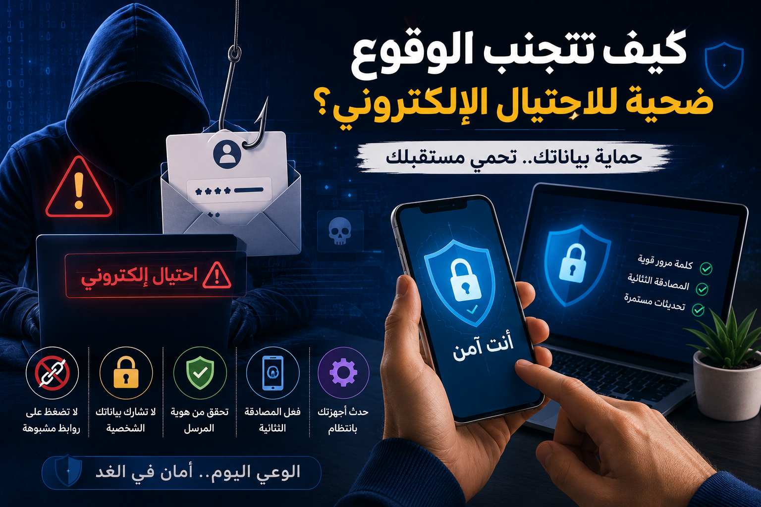 كيف تتجنب الوقوع ضحية لـ الاحتيال الإلكتروني؟