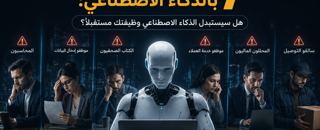 7 وظائف مهددة بالذكاء الاصطناعي: هل سيستبدل الذكاء الاصطناعي وظيفتك مستقبلًا؟