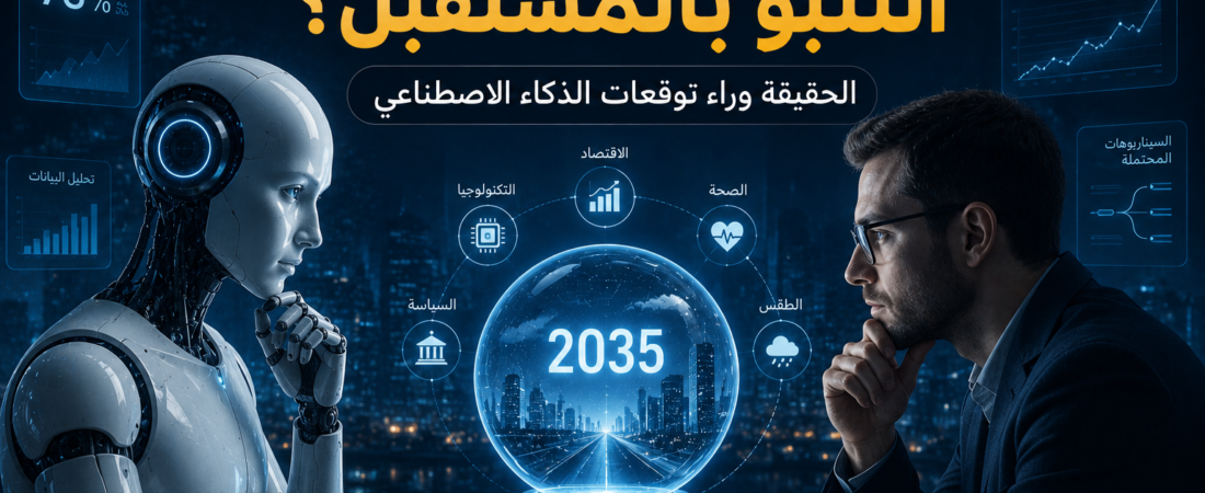 هل يستطيع الذكاء الاصطناعي التنبؤ بالمستقبل؟ الحقيقة وراء توقعات الذكاء الاصطناعي