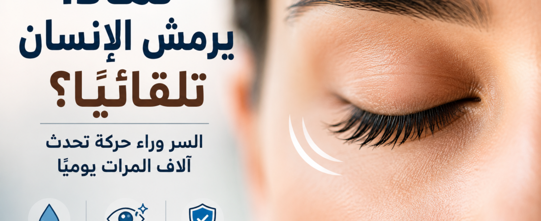 لماذا يرمش الإنسان تلقائيًا؟ السر وراء حركة تحدث آلاف المرات يوميًا