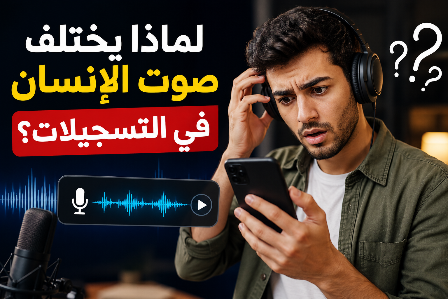 لماذا يختلف صوت الإنسان في التسجيلات؟ السبب العلمي وراء غرابة صوتك المُسجَّل