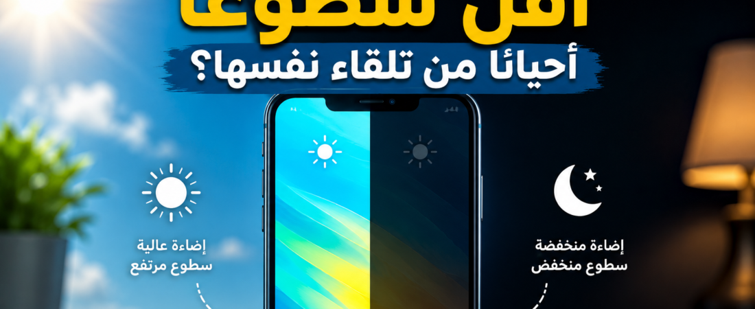 لماذا تصبح شاشة الهاتف أقل سطوعًا أحيانًا من تلقاء نفسها؟ الأسباب الحقيقية وراء ذلك