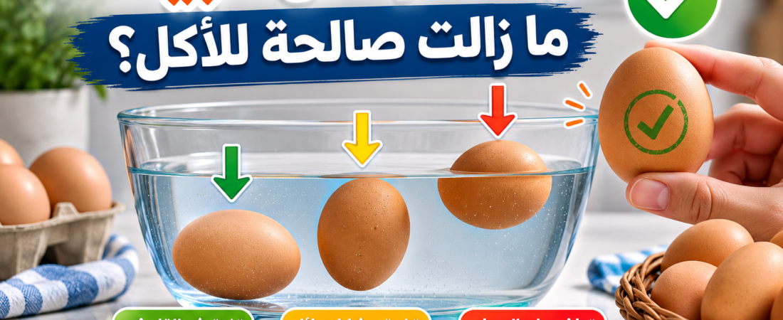 كيف تعرف أن البيضة ما زالت صالحة للأكل؟ طرق بسيطة يمكنك تجربتها في المنزل