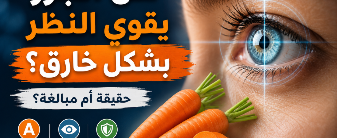 هل الجزر يقوي النظر بشكل خارق؟ الحقيقة العلمية وراء أشهر خرافة غذائية