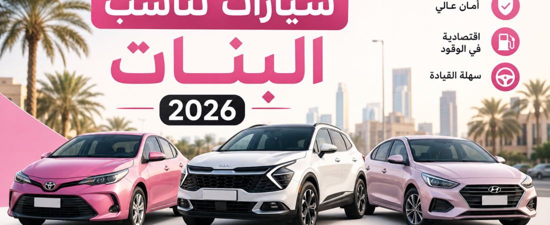 أفضل سيارات تناسب البنات 2026